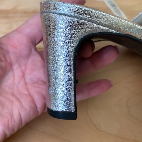 A New Day silver quilted slide with 3 inch heel - Picture 10 of 10